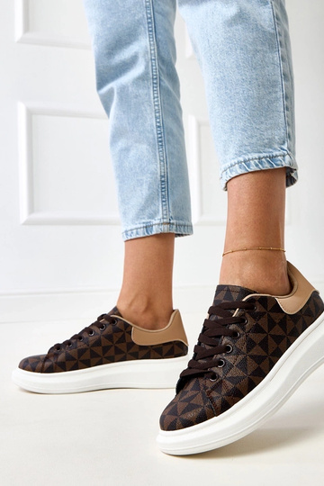 Hnedé športové tenisky s... 2