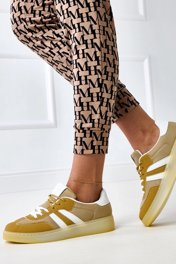 Žlté sieťované tenisky s... 2