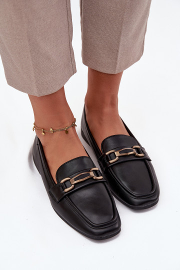 topánky Mokasíny Dámske s ozdobami čierna Priscelle