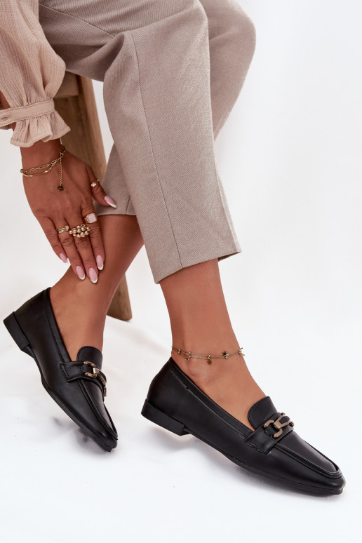 topánky Mokasíny Dámske s ozdobami čierna Priscelle