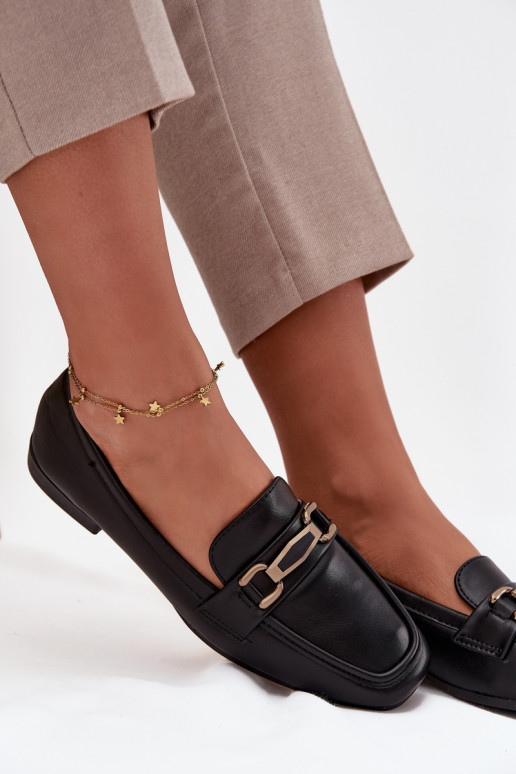 topánky Mokasíny Dámske s ozdobami čierna Priscelle