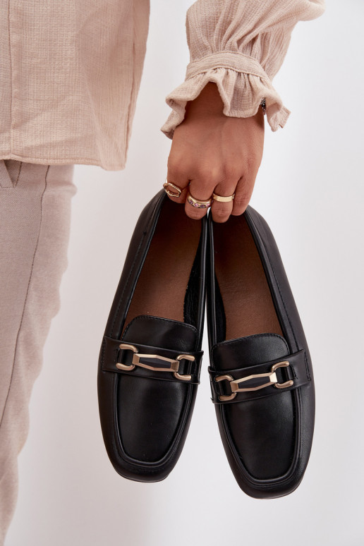 topánky Mokasíny Dámske s ozdobami čierna Priscelle