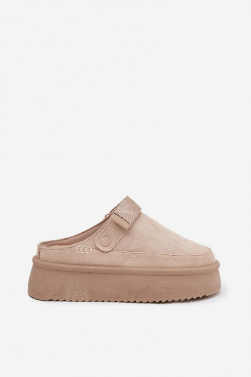 Snehule Dámske s platformous lepiacim zapínanímem slonovina Jorielle Snehule Dámske s platformous lepiacim zapínanímem slonovina Jorielle