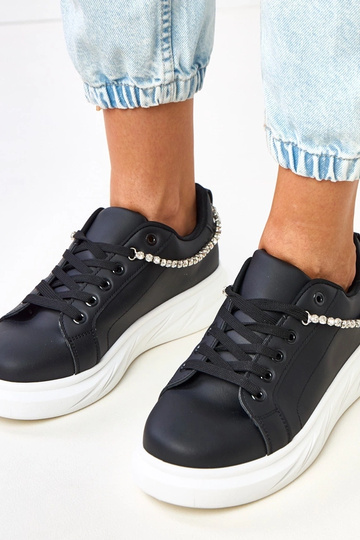 Čierne tenisky na platforme... 2