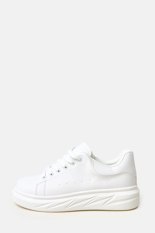 Biele tenisky na platforme „Rosier" Biele tenisky na platforme „Rosier"