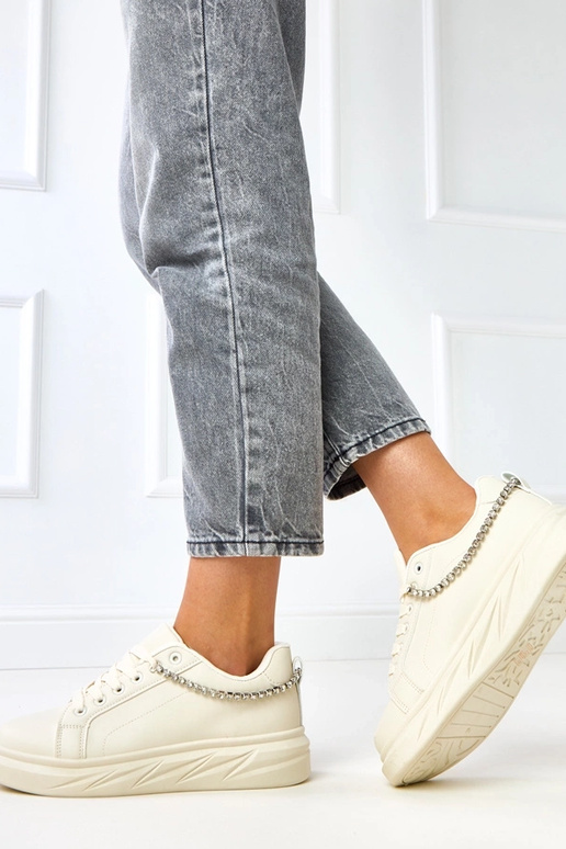 Pieskové tenisky na platforme s...