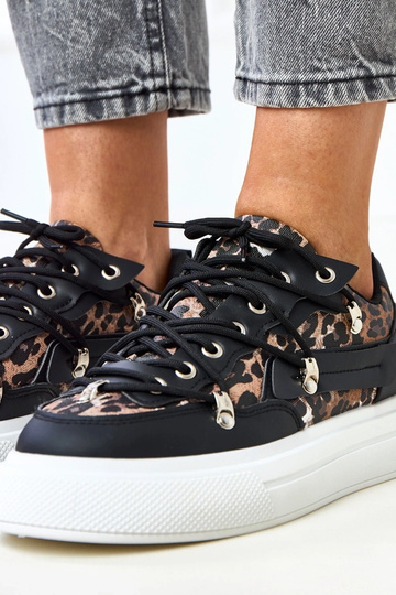 Čierno-biele tenisky na...