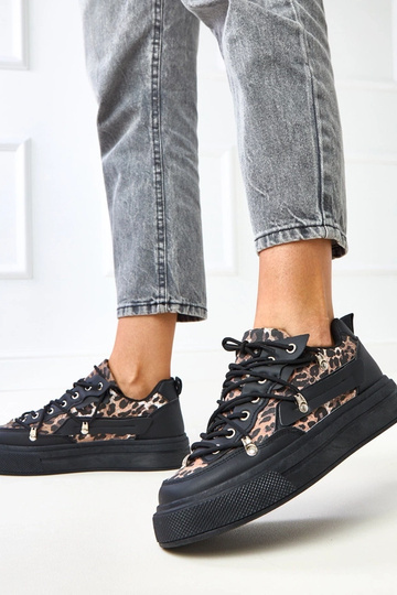 Čierne tenisky na platforme... 2