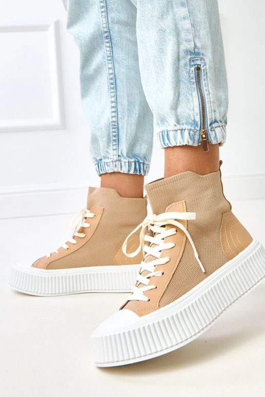 Hnedé slip-on športové topánky typu...