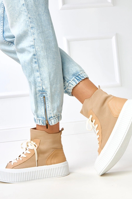 Hnedé slip-on športové topánky typu...