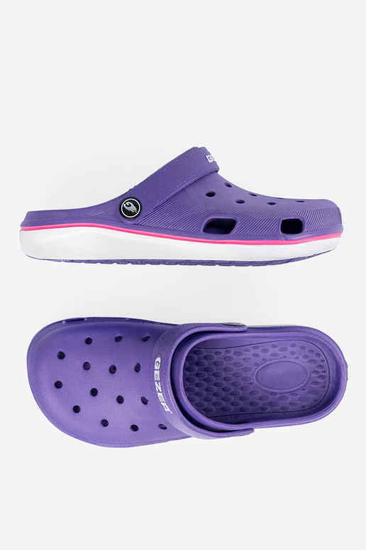 Fialová topánky typu Crocs Fialová topánky typu Crocs