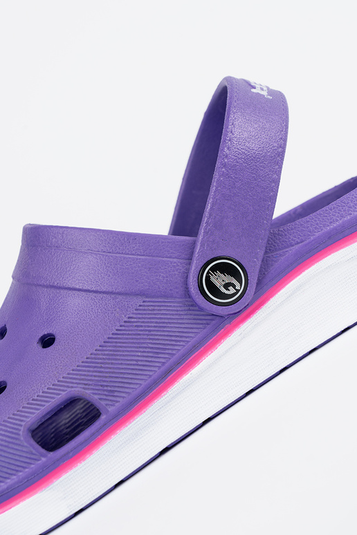 Fialová topánky typu Crocs Fialová topánky typu Crocs