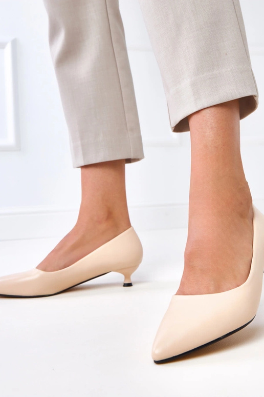 Pieskové topánky na nízkom podpätku,...