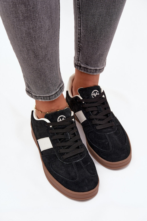 zo semišu Tenisky model obuvi Dámske Vinceza 14029 čierna zo semišu Tenisky model obuvi Dámske Vinceza 14029 čierna