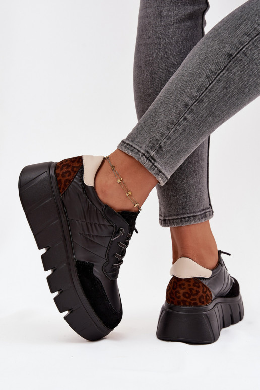 tenisky Tenisky model obuvi Dámske s platformou Vinceza 58565 čierna tenisky Tenisky model obuvi Dámske s platformou Vinceza 58565 čierna