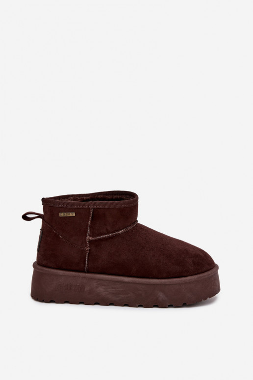 Nízka Snehule s platformou Big Star OO274A101 CzekoladoIne Nízka Snehule s platformou Big Star OO274A101 CzekoladoIne