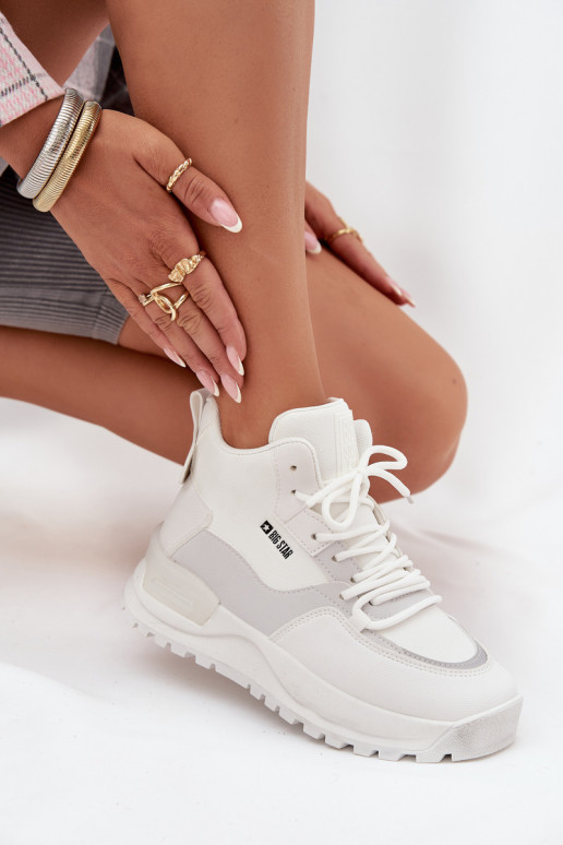 tenisky Dámske s platformou Big Star SS274510 biela farba tenisky Dámske s platformou Big Star SS274510 biela farba