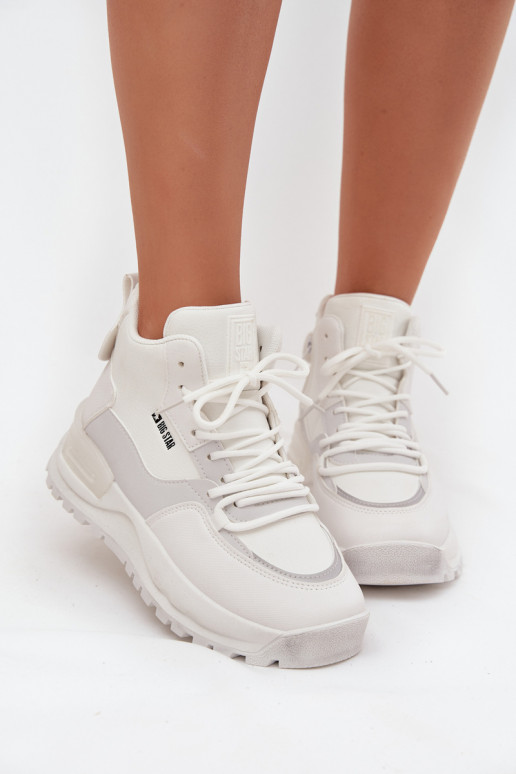 tenisky Dámske s platformou Big Star SS274510 biela farba tenisky Dámske s platformou Big Star SS274510 biela farba