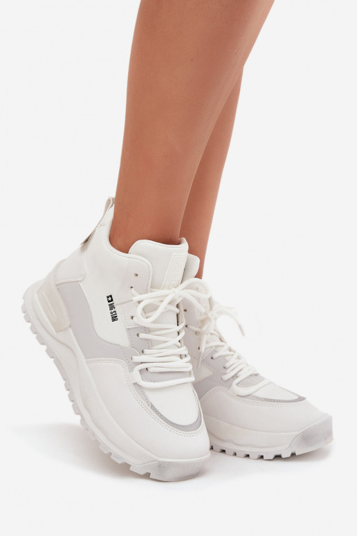 tenisky Dámske s platformou Big Star SS274510 biela farba tenisky Dámske s platformou Big Star SS274510 biela farba