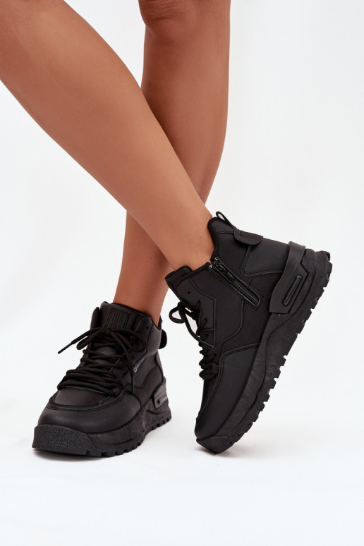 tenisky Dámske s platformou Big Star SS274509 čierna