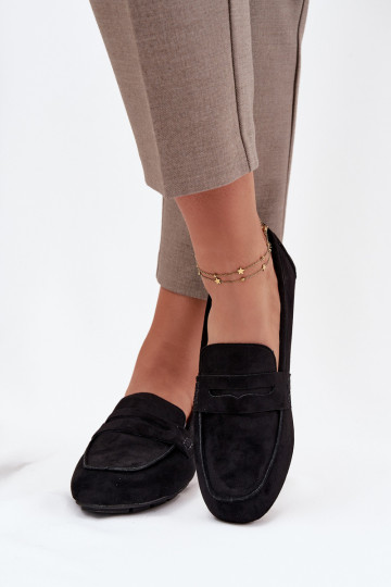 Mokasíny Mokasíny Dámsky byt čierna Roseline 2