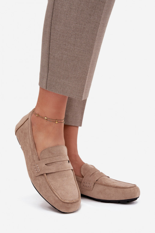 Mokasíny Mokasíny Dámsky byt béžová Roseline