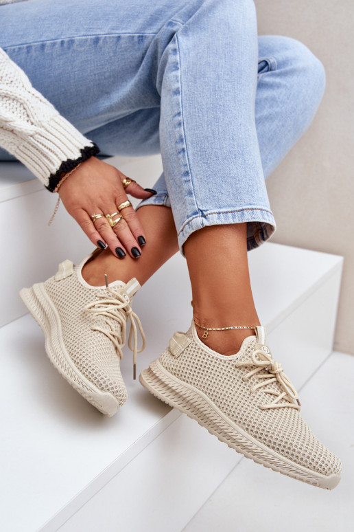 Sieťovina Trvalý model tenisky Dámske béžová Harice Sieťovina Trvalý model tenisky Dámske béžová Harice