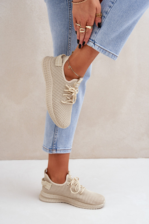 Sieťovina Trvalý model tenisky Dámske béžová Harice Sieťovina Trvalý model tenisky Dámske béžová Harice