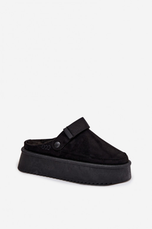 Snehule Dámske s platformous lepiacim zapínanímem čierna Jorielle Snehule Dámske s platformous lepiacim zapínanímem čierna Jorielle