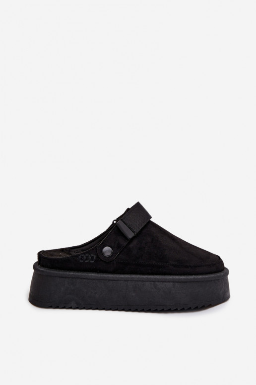 Snehule Dámske s platformous lepiacim zapínanímem čierna Jorielle Snehule Dámske s platformous lepiacim zapínanímem čierna Jorielle