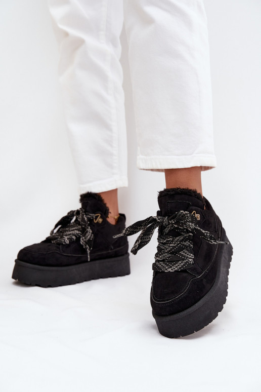 so šnúrkami Snehule Dámske s platformou zahriať sa s kožušinou vo vnútri čierna Tavelle so šnúrkami Snehule Dámske s platformou zahriať sa s kožušinou vo vnútri čierna Tavelle