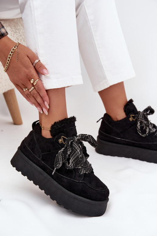 so šnúrkami Snehule Dámske s platformou zahriať sa s kožušinou vo vnútri čierna Tavelle so šnúrkami Snehule Dámske s platformou zahriať sa s kožušinou vo vnútri čierna Tavelle