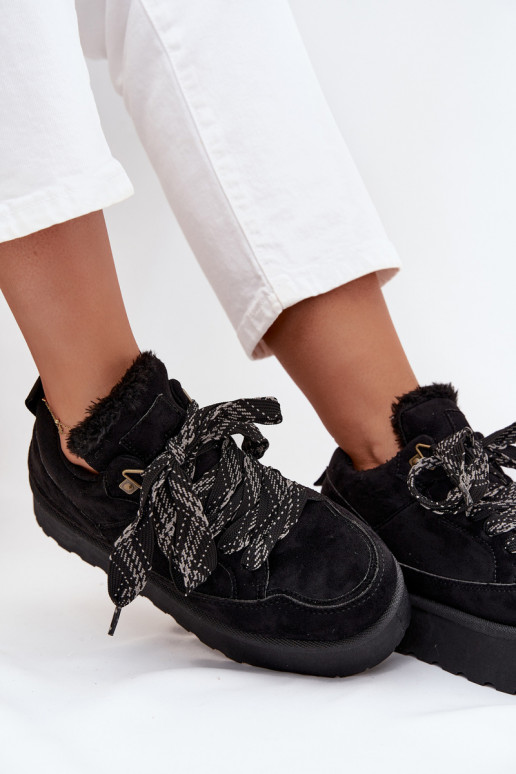so šnúrkami Snehule Dámske s platformou zahriať sa s kožušinou vo vnútri čierna Tavelle so šnúrkami Snehule Dámske s platformou zahriať sa s kožušinou vo vnútri čierna Tavelle