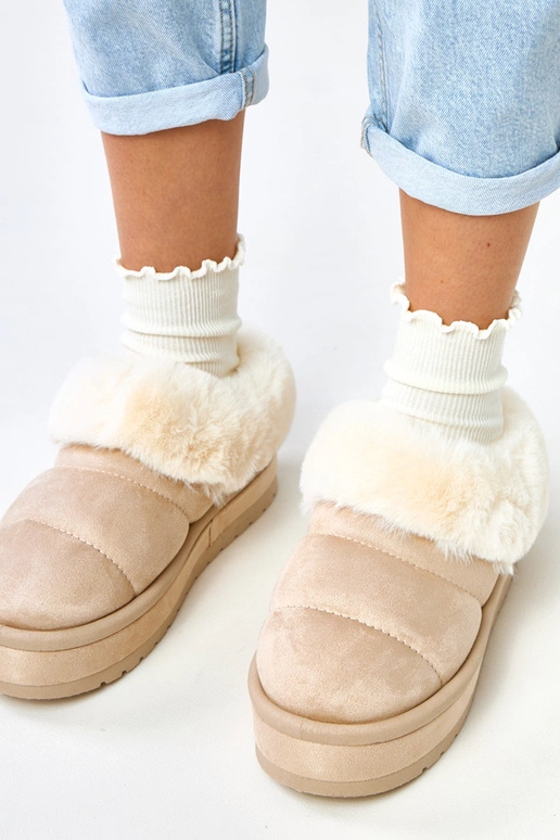 Pieskové krátke snehové topánky...