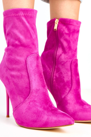 Fialové čižmy so semišovým... 2