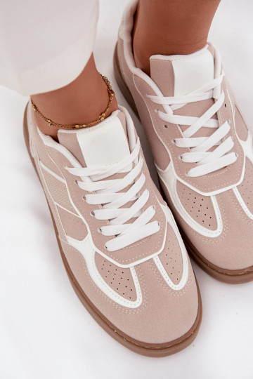 Nízka Tenisky model obuvi Dámske béžová Brenelle