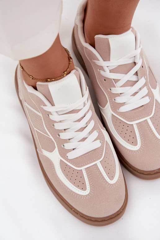 Nízka Tenisky model obuvi Dámske béžová Brenelle