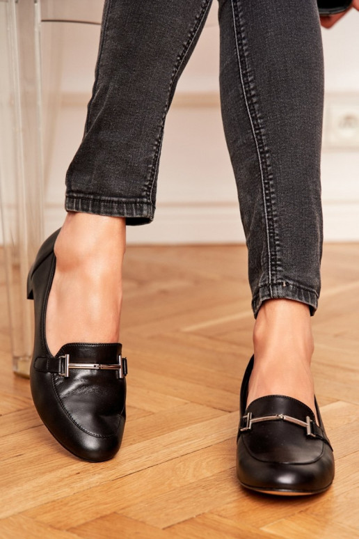 Dámske topánky Laura Messi čierna 2121 Dámske topánky Laura Messi čierna 2121