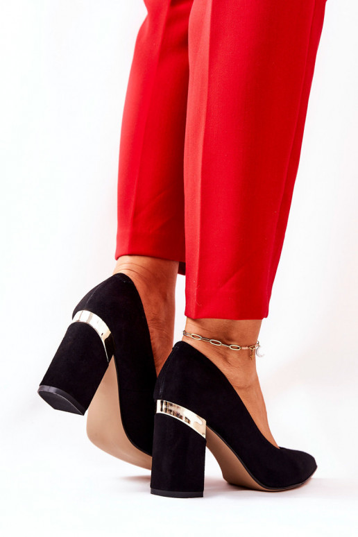 Semišové topánky LeInski 3117 čierna Semišové topánky LeInski 3117 čierna