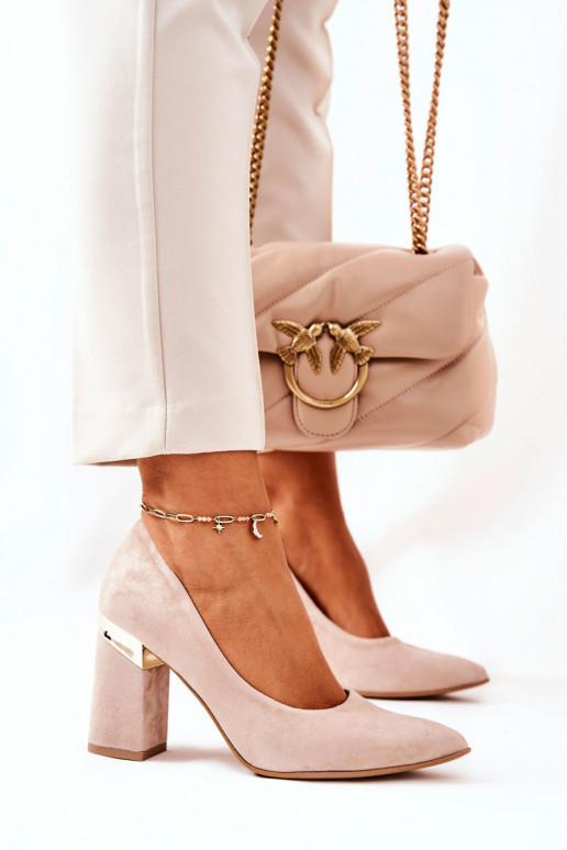 Semišové topánky LeInski 3117 béžová Semišové topánky LeInski 3117 béžová