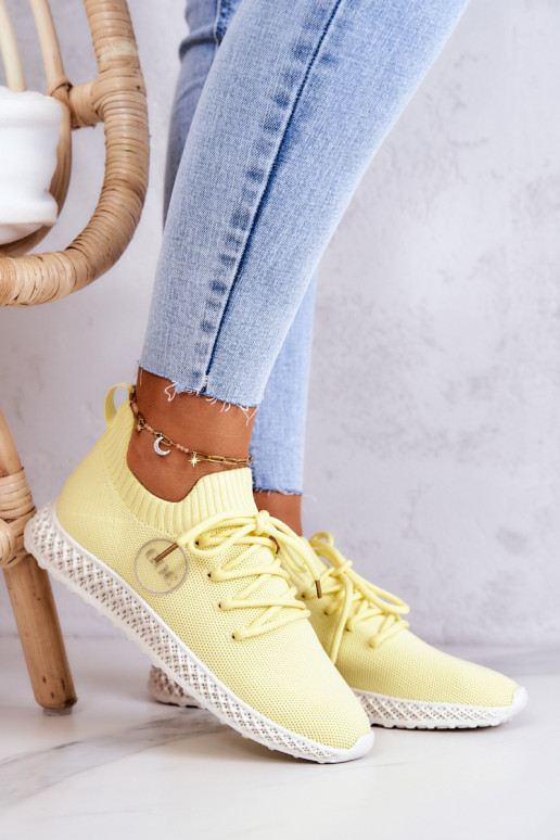 Dámske Športový štýl topánky GOE JJ2N4150 žltá Dámske Športový štýl topánky GOE JJ2N4150 žltá