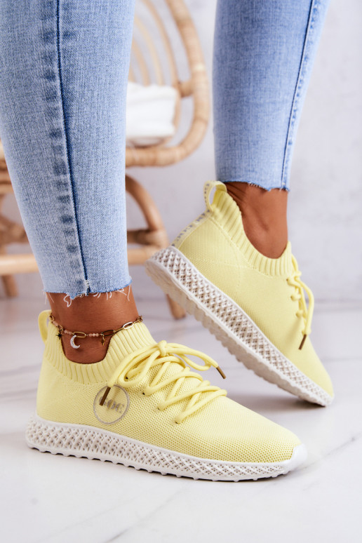 Dámske Športový štýl topánky GOE JJ2N4150 žltá Dámske Športový štýl topánky GOE JJ2N4150 žltá