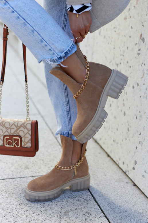 Módne Semišové topánky Vystrihnúť Hnedá farba Lemar Forget Me Módne Semišové topánky Vystrihnúť Hnedá farba Lemar Forget Me