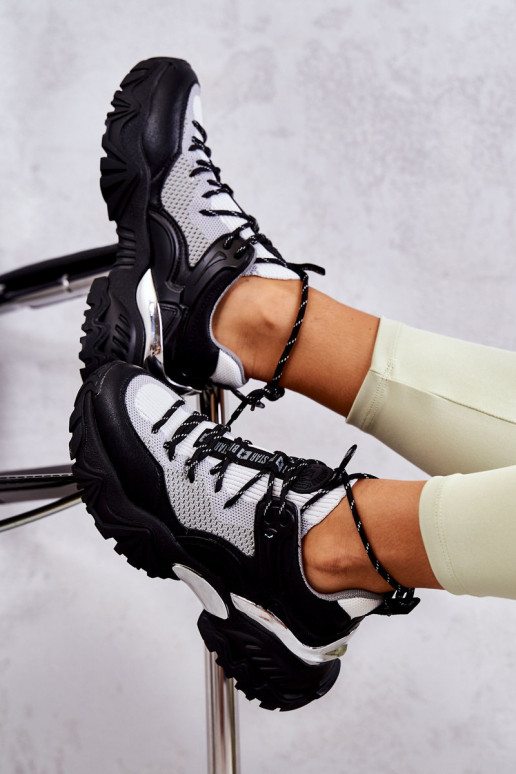 Dámske tenisky Memory Foam System Big Star KK274053 Čierna a-sivá Dámske tenisky Memory Foam System Big Star KK274053 Čierna a-sivá