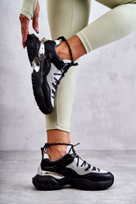 Dámske tenisky Memory Foam System Big Star KK274053 Čierna a-sivá Dámske tenisky Memory Foam System Big Star KK274053 Čierna a-sivá