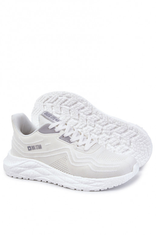 Jednoduché pánske tenisky Big Star KK174017 biela farba Jednoduché pánske tenisky Big Star KK174017 biela farba