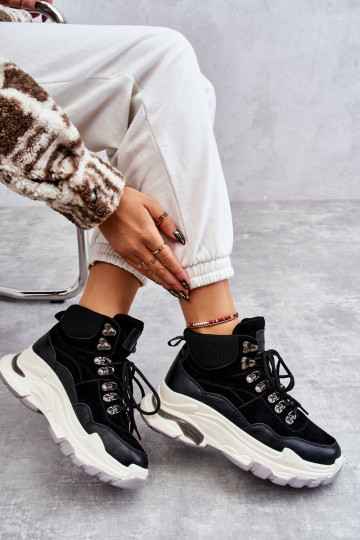 Dámske Vysoká tenisky GOE KK2N4098 čierna 2