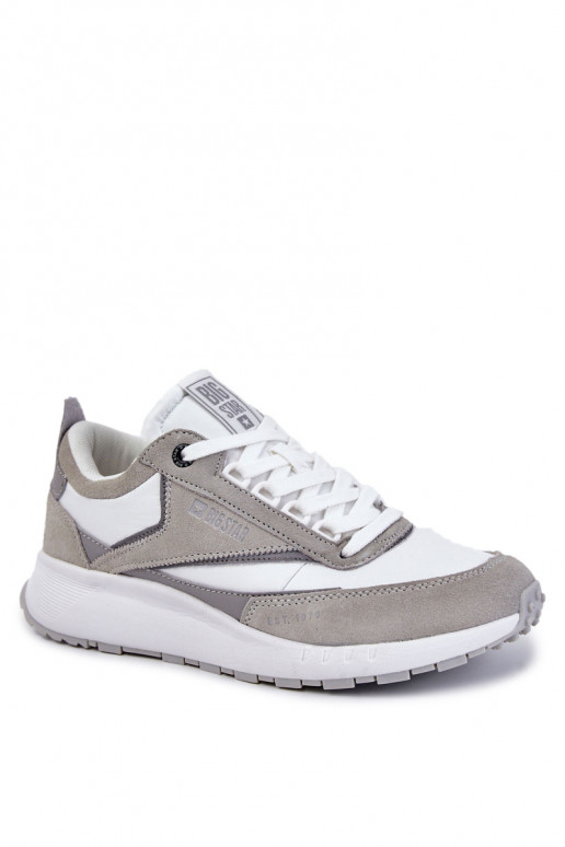 pánske Športový štýl topánky Big Star KK174021 biely-sivá pánske Športový štýl topánky Big Star KK174021 biely-sivá