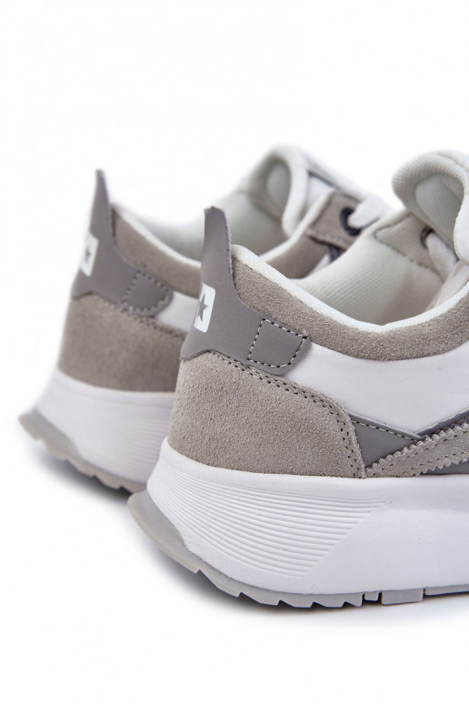 pánske Športový štýl topánky Big Star KK174021 biely-sivá pánske Športový štýl topánky Big Star KK174021 biely-sivá