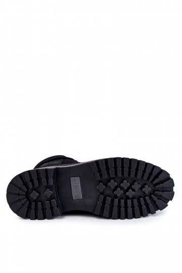 pánske Čižmy topánky Memory Foam Big Star KK174206 čierna 2